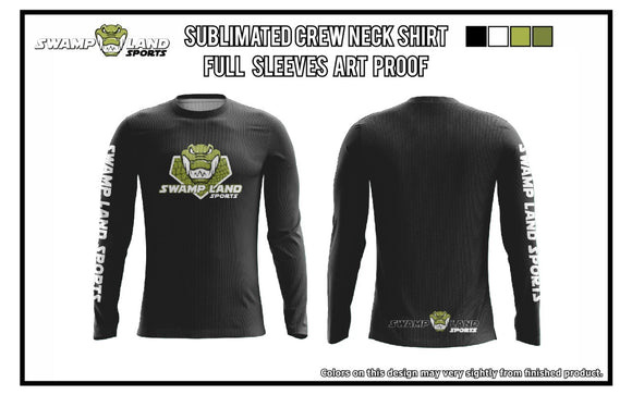 Swamp Land Sports Long Sleeve Jersey-Black/Green