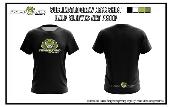 Swamp Land Sports Short Sleeve Jersey-Black/Green